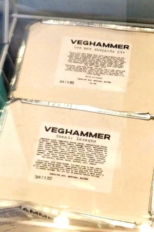 A New VegHammer to try? Don't mind if I do.. #Veganuary at For Goodness Bake in Calgary
