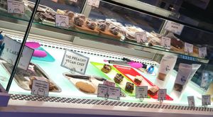 Cute colorful calorically dense delights  #Veganuary at For Goodness Bake in Calgary