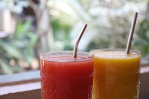 Uganda's rich flavours all in your favorite place...Casa Cafe! Check out our selection of freshly prepared juices and smoothies! at Green Bean in Kampala