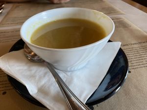 Soup of the day, vegetable soup   at Peter Café Sport in Faial