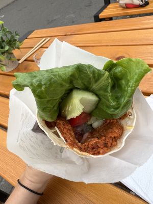 Cigköfte Wrap  at Veganland in Frankfurt