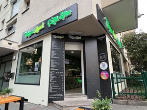   at Veganland in Frankfurt
