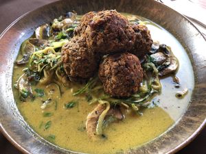 Lentil balls  at Caldeiras & Vulcoes in Sao Miguel