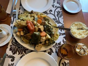 vegan cozido  at Caldeiras & Vulcoes in Sao Miguel