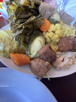 Cozido vegan  at Caldeiras & Vulcoes in Sao Miguel