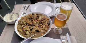 Vegan feojoda at Caldeiras & Vulcoes in Sao Miguel