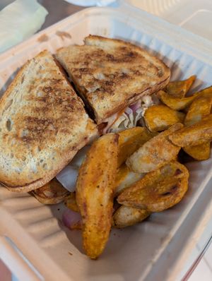 Vegan reuben from cafe at FreshMart - Caguas in Caguas