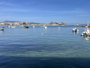 View from the restaurant  at Nautilus in Corfu