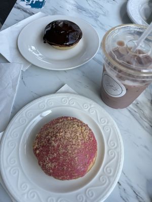 Vegan donuts  at Postres Cafe in Bellflower