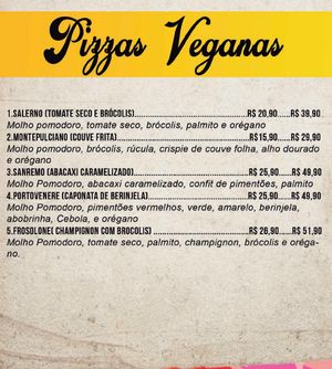 Vegan pizzas at Donna Massa in Olinda
