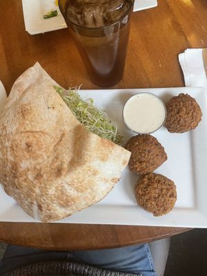Pita pocket  at Aladdin's Natural Eatery in Rochester