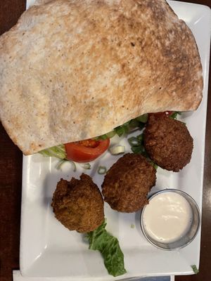 Falafel pita   at Aladdin's Natural Eatery in Rochester