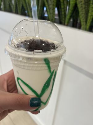 Vegan Shamrock Shake  at Plant City X in Warwick