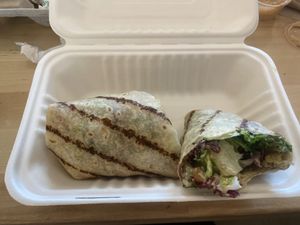 Caesar salad wrap (gf)  at Plant City X in Warwick