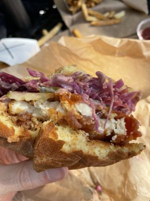 Chik sandwhich. 10/10 truly couldnt be better at Plant City X in Warwick