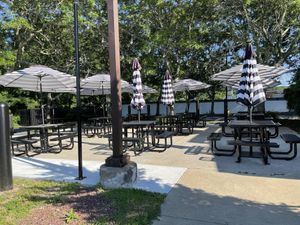 I ate outside. Very pleasant   at Plant City X in Warwick