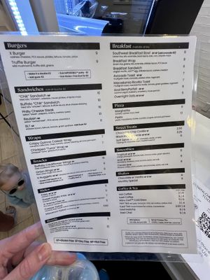 Menu  at Plant City X in Warwick