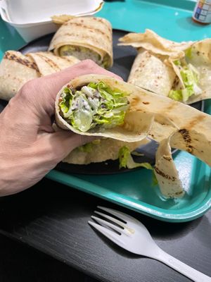 How can you serve this and charge me 8 dollars, there is NO salad in that at Plant City X in Warwick