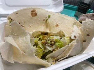 Yes this was another time- Sometimes they give me wraps that are just pieces of wrap that are broken?  at Plant City X in Warwick