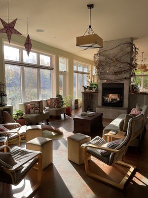Main house at Sugar Ridge Retreat Centre in Tay