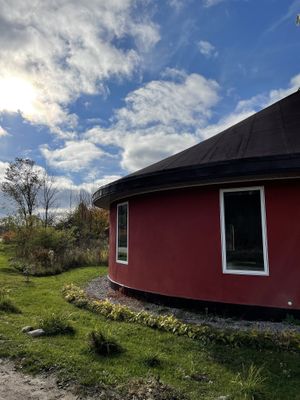 Yoga space at Sugar Ridge Retreat Centre in Tay