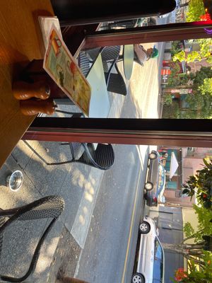 Out the front window   at McMenamins  - Blue Moon Tavern & Grill in Portland