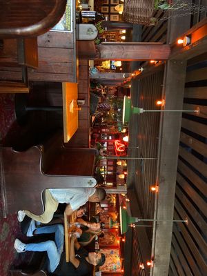 Towards the back of the restaurant   at McMenamins  - Blue Moon Tavern & Grill in Portland