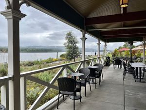 Outdoor seating  at McMenamins in Kalama