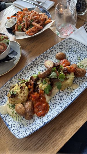 Aardappel poffertjes   at Café Willem Albert in Groningen