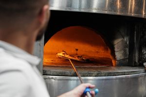 Woodfired pizzas made right in front of you
 at Noble Perth in Subiaco