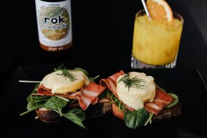 'Eggs' benedict at Noble Perth in Subiaco