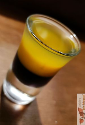 Vodka shoot at brEAThe Restaurant | Sushi végétal à Paris in Paris