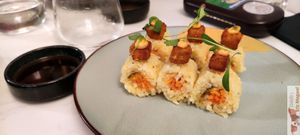 LE BUTTERNUT, PASSION, SATÉ at brEAThe Restaurant | Sushi végétal à Paris in Paris