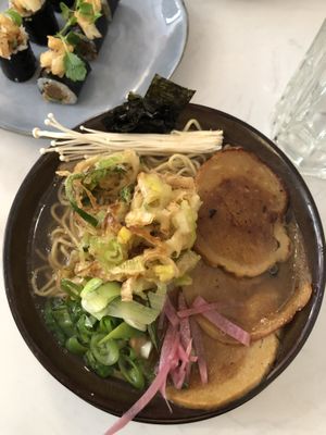 Ramen bowl  at brEAThe Restaurant | Sushi végétal à Paris in Paris
