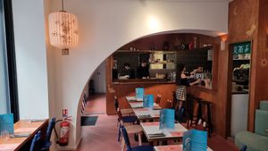 Interior at brEAThe Restaurant | Sushi végétal à Paris in Paris