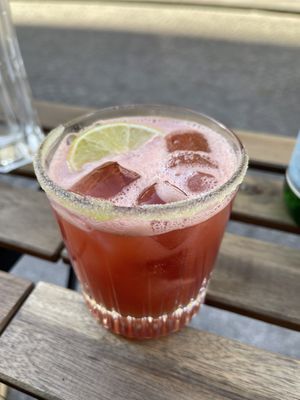 Wasabi margarita  at brEAThe Restaurant | Sushi végétal à Paris in Paris