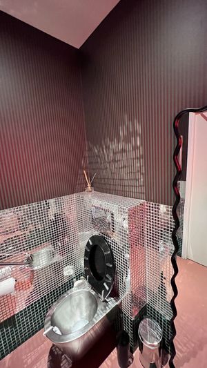 The toilet is classy   at brEAThe Restaurant | Sushi végétal à Paris in Paris