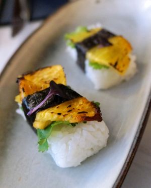 Sushi Rio-Tokyo (Autumn 2022 Menu) at brEAThe Restaurant | Sushi végétal à Paris in Paris