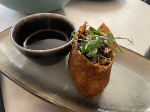 Inarisushi  at brEAThe Restaurant | Sushi végétal à Paris in Paris