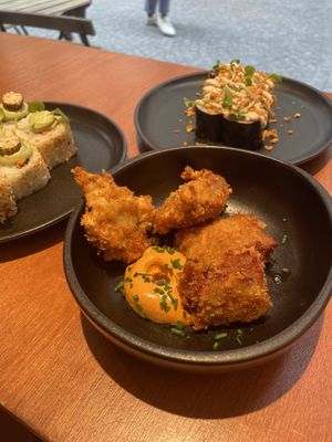 Seitan panko  #Veganuary at brEAThe Restaurant | Sushi végétal à Paris in Paris