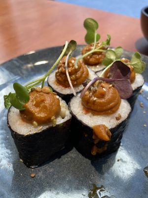 Maki endive au grill  at brEAThe Restaurant | Sushi végétal à Paris in Paris