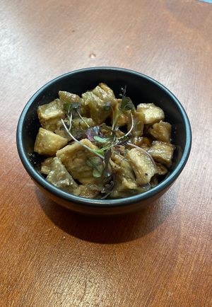 Miso eggplant (Weekly menu)  at brEAThe Restaurant | Sushi végétal à Paris in Paris