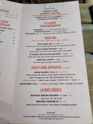  at brEAThe Restaurant | Sushi végétal à Paris in Paris