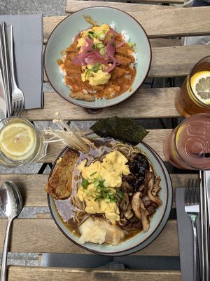 Ramen and Katsu   at brEAThe Restaurant | Sushi végétal à Paris in Paris