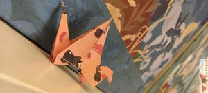 Déco Origami at brEAThe Restaurant | Sushi végétal à Paris in Paris