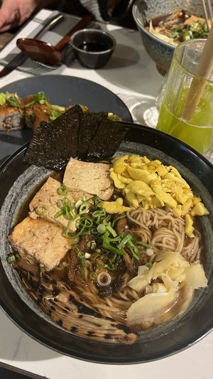 The ramen  at brEAThe Restaurant | Sushi végétal à Paris in Paris