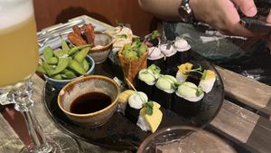 Mix plate  at brEAThe Restaurant | Sushi végétal à Paris in Paris