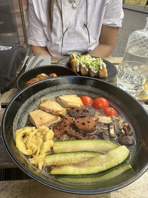 Ramen  at brEAThe Restaurant | Sushi végétal à Paris in Paris