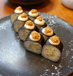 Céleri-Wasabi at brEAThe Restaurant | Sushi végétal à Paris in Paris