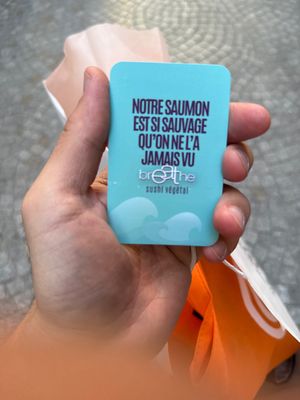 😄😄😄  at brEAThe Restaurant | Sushi végétal à Paris in Paris